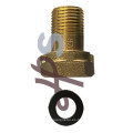 accesorio de medidor de agua de bronce forjado para un solo jet o medidor de chorro múltiple